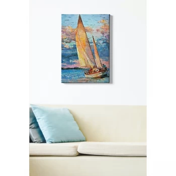 Image of Kanvas Tablo (50 x 70) - 87 Multicolor Decorative Canvas Painting