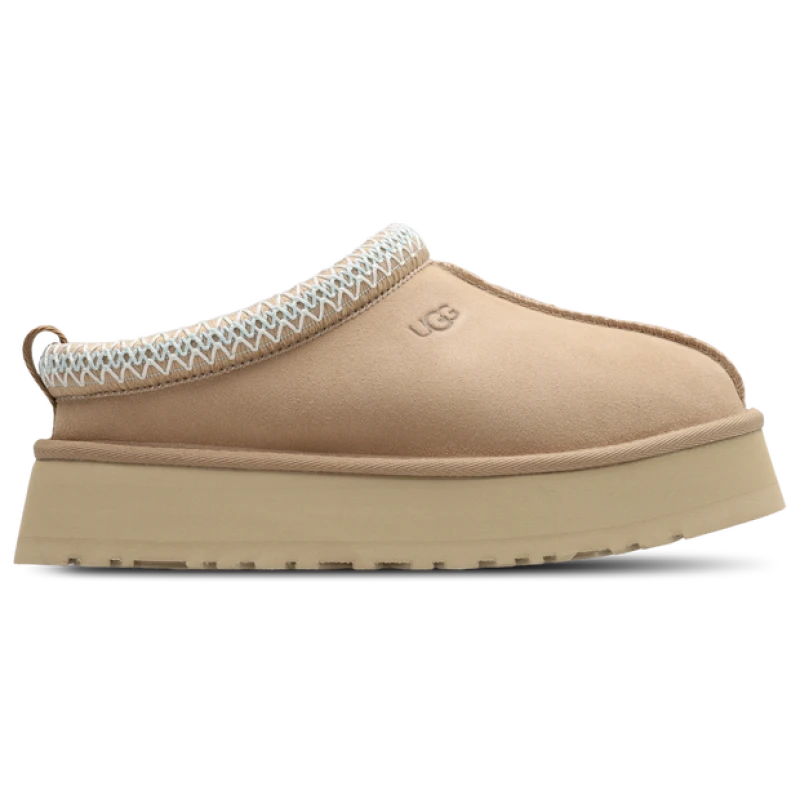 Image of UGG Tazz Women Flip-Flops and Sandals - Beige - Size 5 - Leather