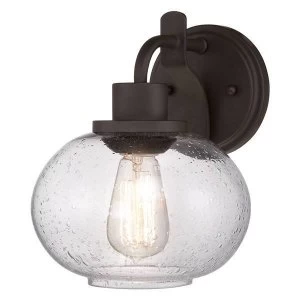 Image of 1 Light Wall Light Old Bronze, E27
