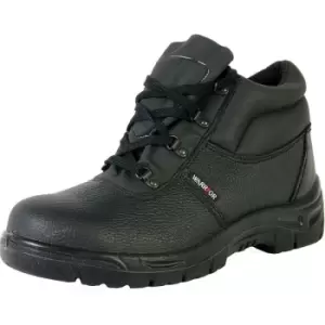 Image of Warrior Mens Chukka Work Safety Boots (11) (Black) - Black