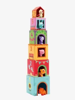 Image of Djeco Topanifarm Stacking Cubes