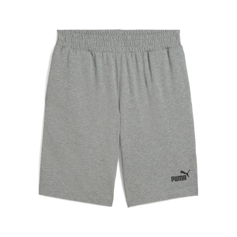 Image of Puma Essential Cotton Shorts Small Logo grey Cotton S