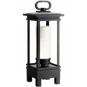 image of Outdoor IP44 Bluetooth Lantern Rubbed Bronze LED 3W Bulb Light Fitting d01812