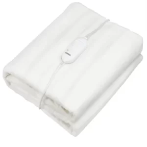 image of Electric Blanket White Fleece 190x80cm