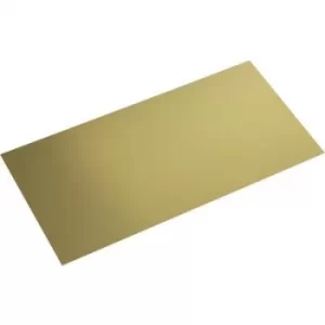 Image of Brass Sheet metal (L x W) 400 mm x 200 mm 0.8mm