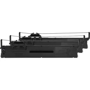 Image of Epson S015339 Black Ink Ribbon Triple Pack
