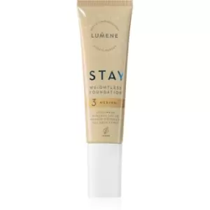 image of Lumene Stay Weightless Matte Liquid Foundation SPF 30 Shade 3 Medium 30ml