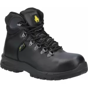 Image of Amblers Womens/Ladies AS606 Leather Safety Boots (9 UK) (Black)
