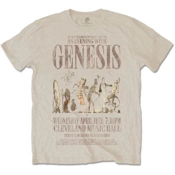 image of Genesis - An Evening With Unisex Large T-Shirt - White