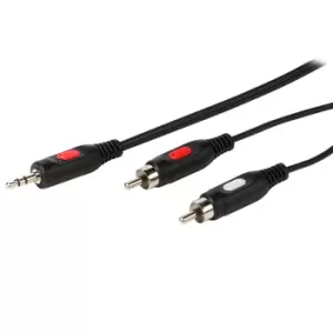 image of Vivanco Cable 3.5mm Jack to 2 x RCA - 2.5m