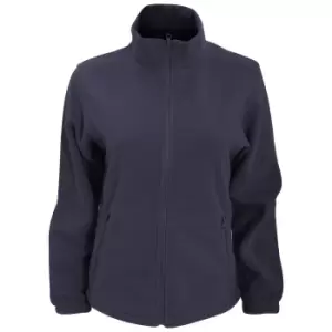 image of 2786 Womens/Ladies Full Zip Fleece Jacket (280 GSM) (M) (Navy)