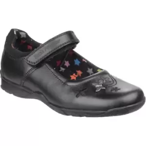 Image of Hush Puppies Girls Clare Leather Adjustable Ankle Strap Sandal Shoes UK Size 1 (US 1.5, EU 33)