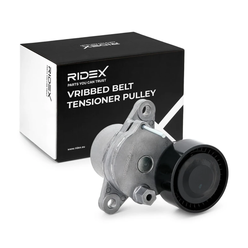 Image of RIDEX 310T0990 Tensioner Pulley Tensioner Pulley,v-ribbed belt (310)