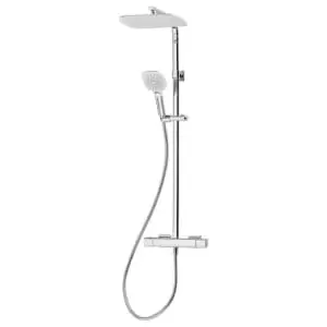 Image of Triton Velino Cool Touch Bar Diverter Mixer Shower - Chrome