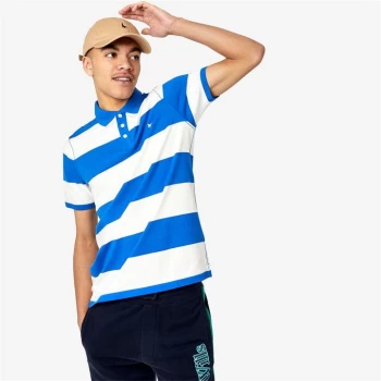 image of Jack Wills Canley Stripe Polo - Deep Blue