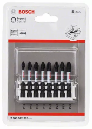 Image of Bosch Accessories 2608522328 Philips bit PH 1, PH 2, PH 3, PZ 2, PZ 3 1 Set