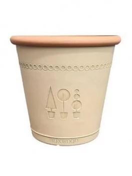 Image of Boxwood Acorn 33Cm Brown Planter