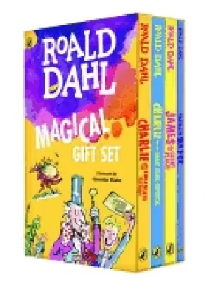 Image of roald dahl magical gift set 4 books charlie and the chocolate factory jame