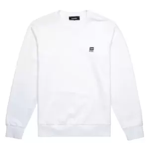 Image of Diesel D Logo Crew Sweatshirt - White