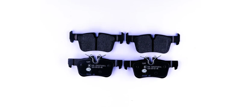 Image of HELLA Brake pad set HELLA 8DB 355 021-681