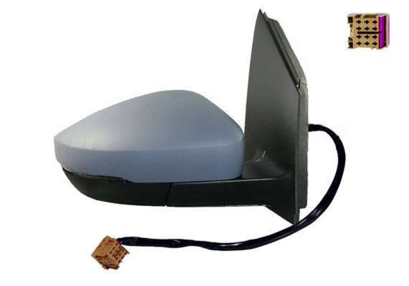 Image of ALKAR 6138123 Wing mirror Right, Convex, primed Outside Mirror (50)