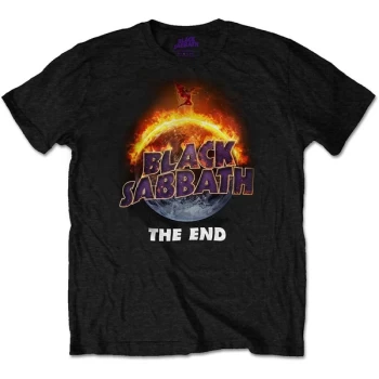 Image of Black Sabbath - The End Unisex Large T-Shirt - Black