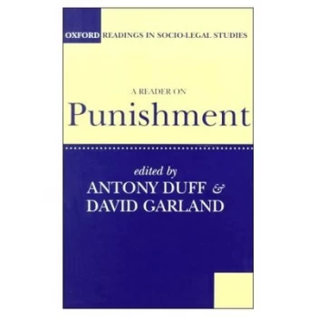 Image of A Reader on Punishment by R. A. Duff Book