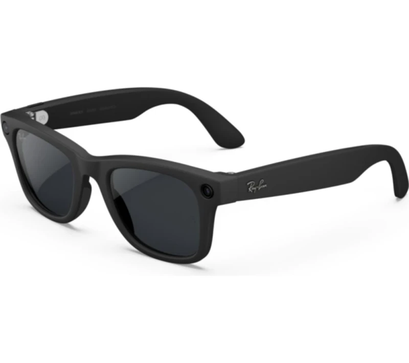 Image of RAY-BAN Meta Wayfarer (Gen 2) Glasses - Matte Black with Clear to Grey Transitions Lenses 8056262721377