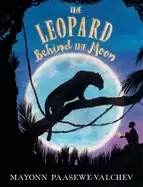 Image of leopard behind the moon