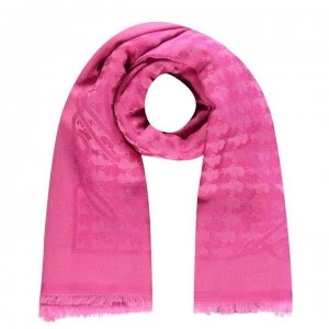 image of Karl Lagerfeld Soft Logo Scarf - A999 Black