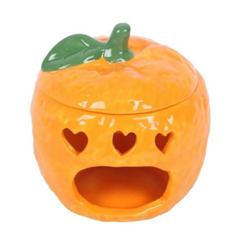 Image of Something Different Something Different Tutti Frutti Orange Oil Burner in Pale Orange Pale Orange One Size Unisex 5063703598149