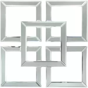 image of 40cm Set of 3 Small GEO Mirror Wall Art