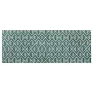 Image of Jvl Mega Runner Mat 57 X 150 Cm, Geo Hex