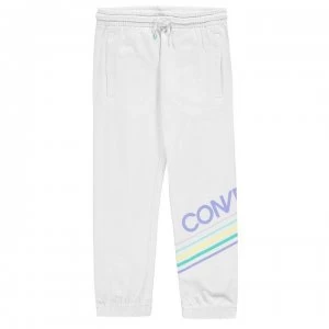 image of Converse Jogging Bottoms Junior Girls - White