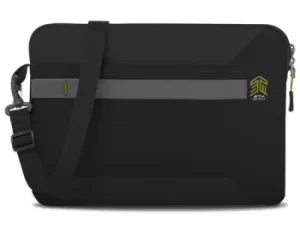 Image of STM Blazer 2018 15" Notebook Sleeve Case Black Polyester Water Res