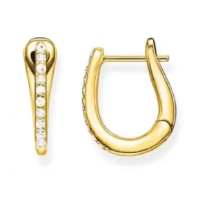 image of Thomas Sabo Classic Gold Hoop Earrings CR629-414-14