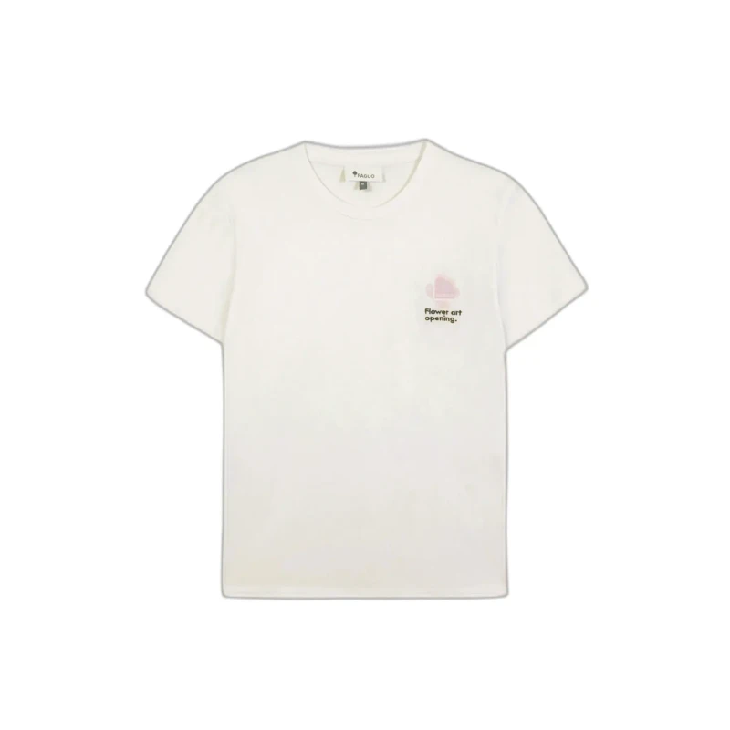 Image of Faguo Cotton T-Shirt Faguo Arcy Blanc Male L