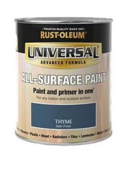 image of Rust-Oleum Thyme Satin Finish Universal Metal And All Surface Paint - 750Ml