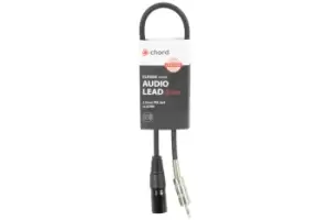 image of Chord Electronics 190.065UK audio cable 0.5 m 3.5mm TRS XLR Black