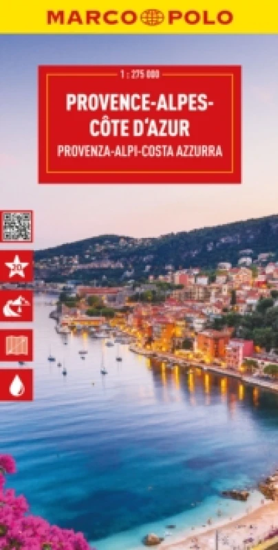 Image of Provence, Alps, Cote d'Azur Marco Polo Map Sheet map, folded