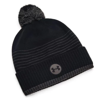 Image of Under Armour Halftime Fleece Beanie - Black
