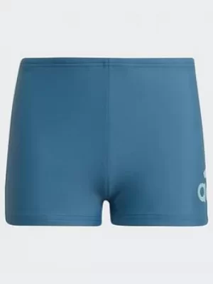 Image of Boys, adidas Natureef Swim Briefs, Purple/Green, Size 11-12 Years
