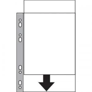 Image of Elba A4 Pocket Heavy Duty Gusseted Expanding Multipunched Top Opening Clear 1 x Pack of 5