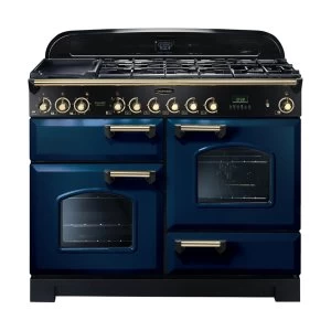 Image of Rangemaster 112920 CDL110DFFRB-B Classic Deluxe 110cm Dual Fuel Cooker in Regal B-B