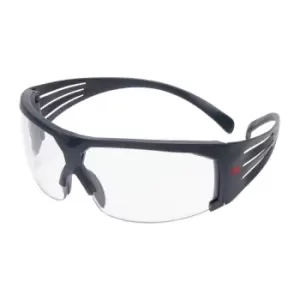 3M 600 Safety Glasses, Grey frame, Scotchgard Anti-Fog / Anti-Scratch Coating (K - main image