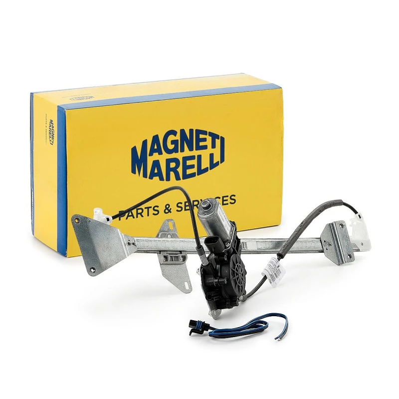 Image of MAGNETI MARELLI 350103366000 Window regulator Right Front, Operating Mode: Electric, with electric motor Window Winder (1561)