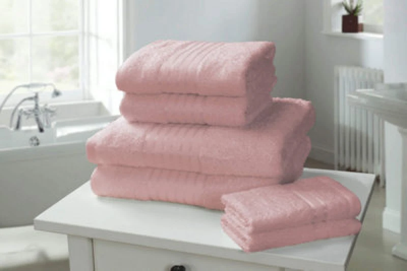 Image of Rapport Home Windsor Pure Cotton Face Towel Pink