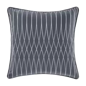 Image of Northbrook Geometric Cushion Indigo / 50 x 50cm / Polyester Filled