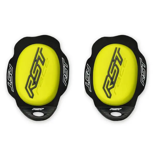 RST TPU Standard Knee Sliders With Puller Fluo Yellow Size