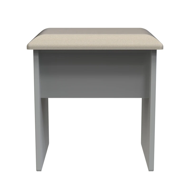 Image of Fiji Ready Assembled White & Oak 2 Drawer Wide Smart Bedside Chest (H)594mm (W)450mm (D)395mm